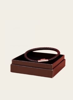 Uchu Leather Bracelet Warrior Black