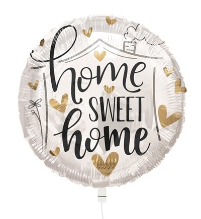Balloon Home Sweet Home Gold