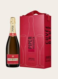 Piper-Heidsieck Brut Gift Set + 2 Glasses