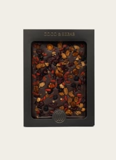 Coco & Sebas Pure Chocolate Tablet with Nut and Berry Mix