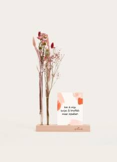 Letterbox package Dried flowers Card holder Flowershot Yule