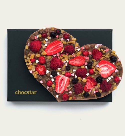 Chocstar Chocolate Heart Forest Fruits