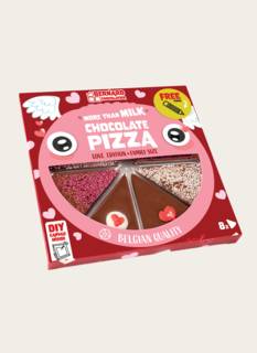 Chocolate Pizza Hearts