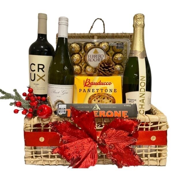 Elegant Christmas Hamper with Chandon & Fine Wines