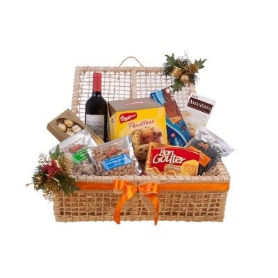Festive Christmas Gift Basket