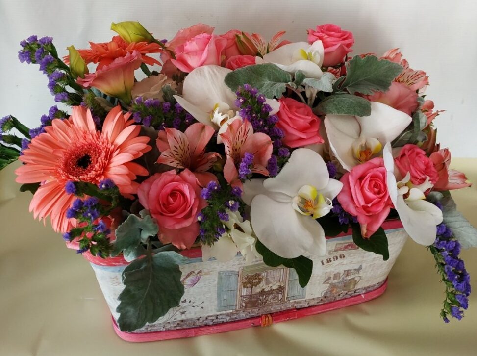 Beautiful Pink Basket # 1