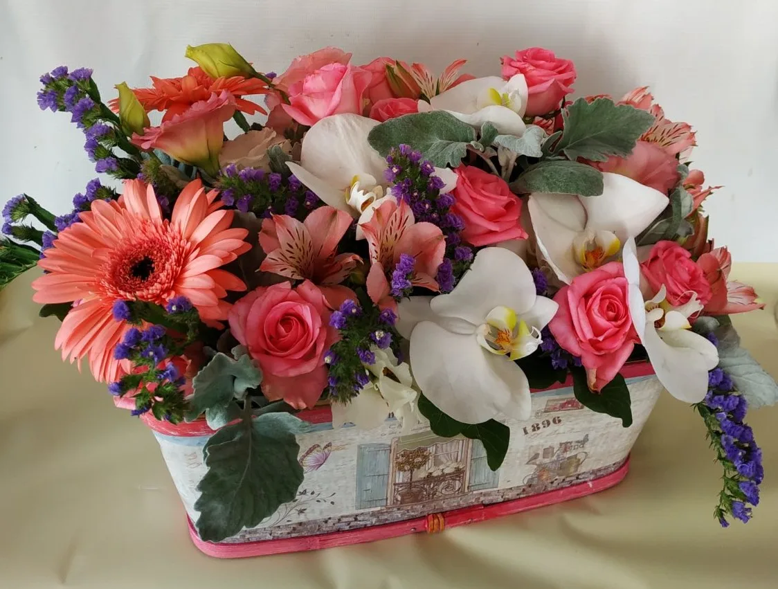 Beautiful Pink Basket # 1