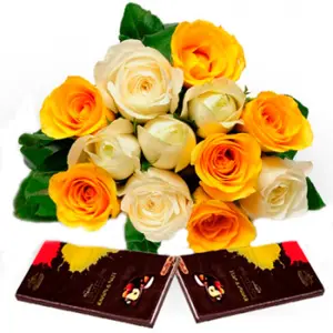 Roses with Chocolates