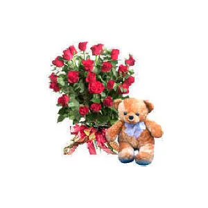 Roses & Bear