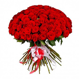 Red Roses Flower Bunch
