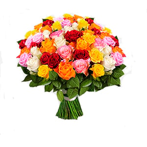 Mixed Roses Bunch