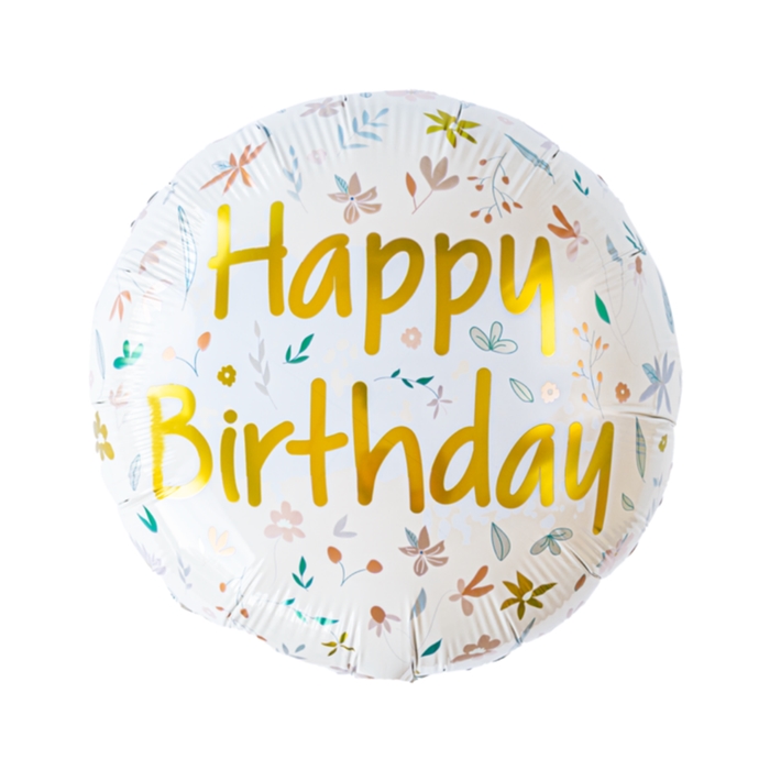 Balloon | Flowers | Happy Birthday