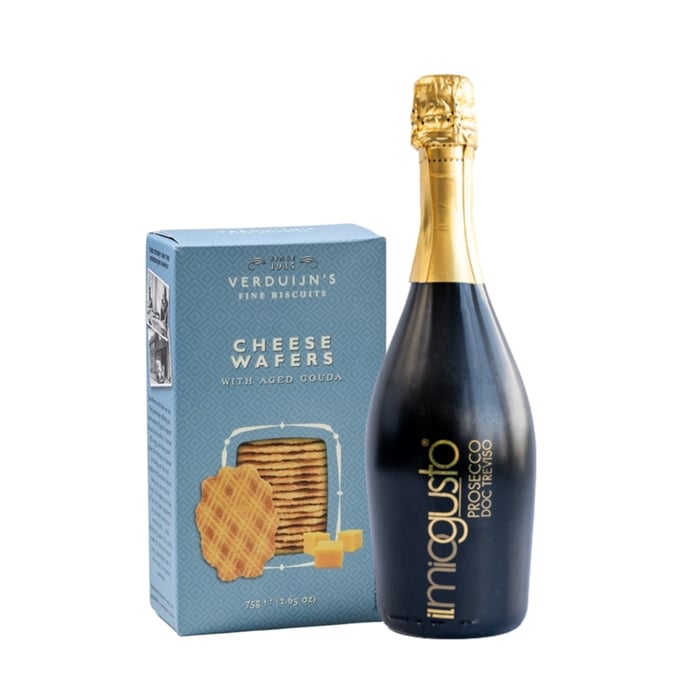 Miogusto - Prosecco - 750ml | Cheese waffles 75g