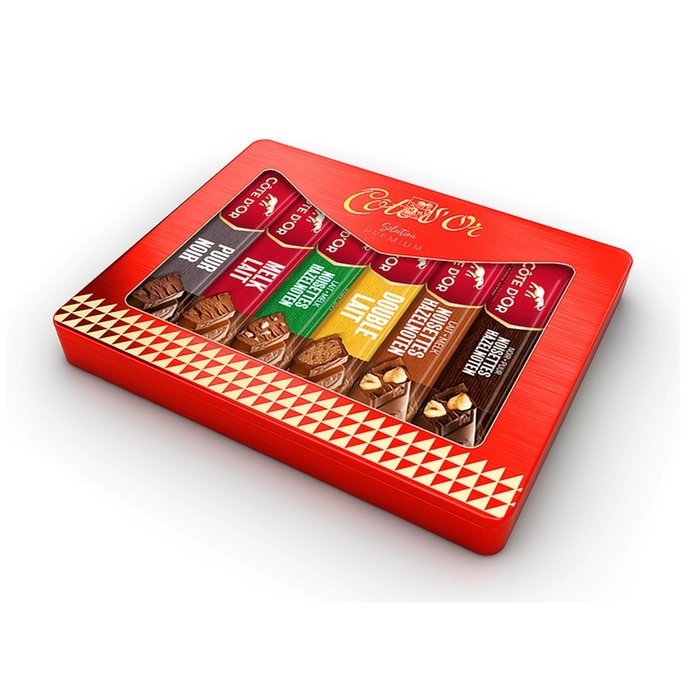 Cote d'Or | Gift box 6 mixed chocolate bars | 275g