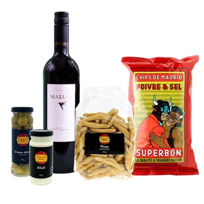 Snack package | Spanish | Red wine