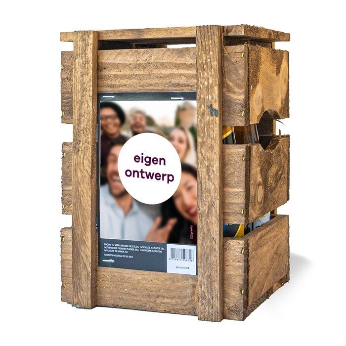 Beer box | 5x 33cl | with your own photo and name