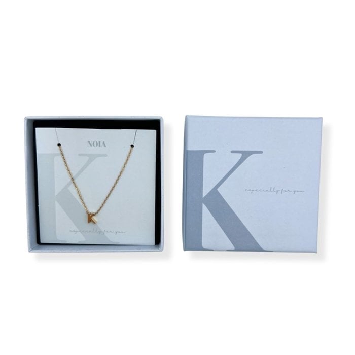 Noia Jewelery | Necklace with letter | Gold | K