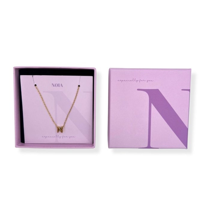 Noia Jewelery | Necklace with letter | Gold | N