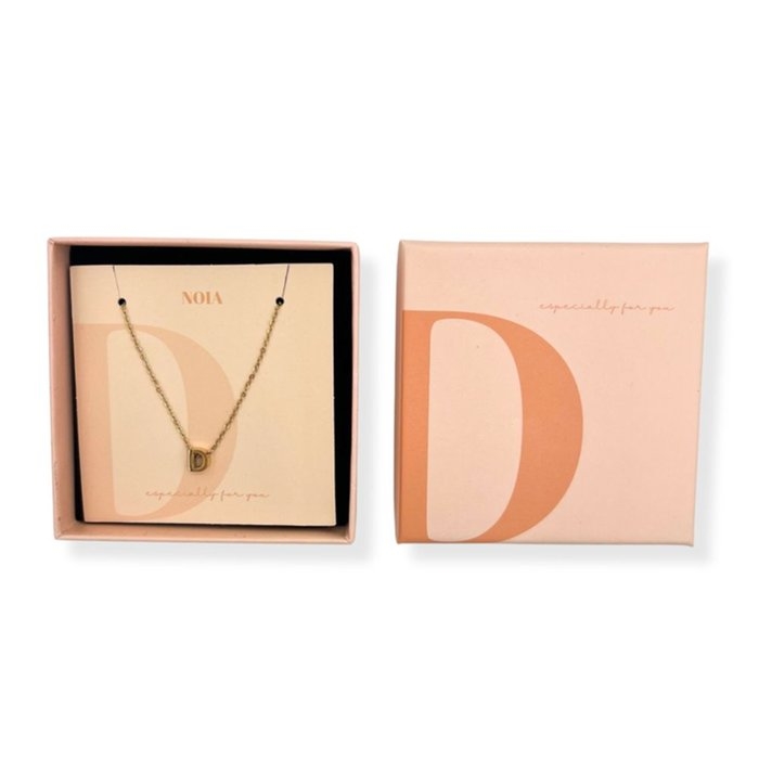 Noia Jewellery | Letter necklace | Gold | D