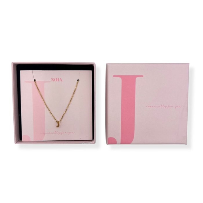 Noia Jewellery | Letter necklace | Gold | J