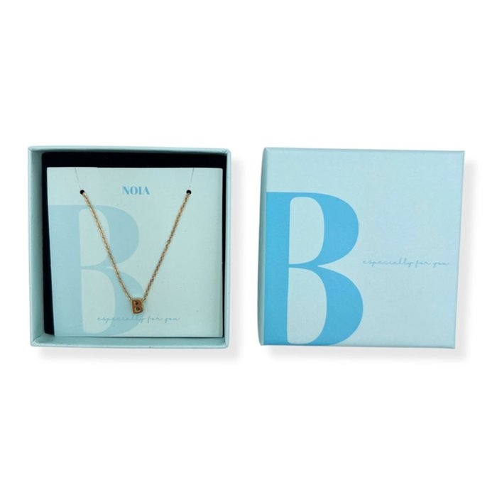 Noia Jewelery | Necklace with letter | Gold | b