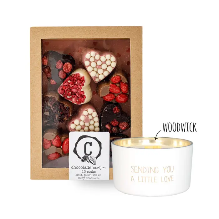 My Flame Lifestyle Kaars | Urban Cacao Chocolade hartjes