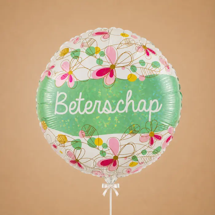 Ballon | Bloemen | Beterschap