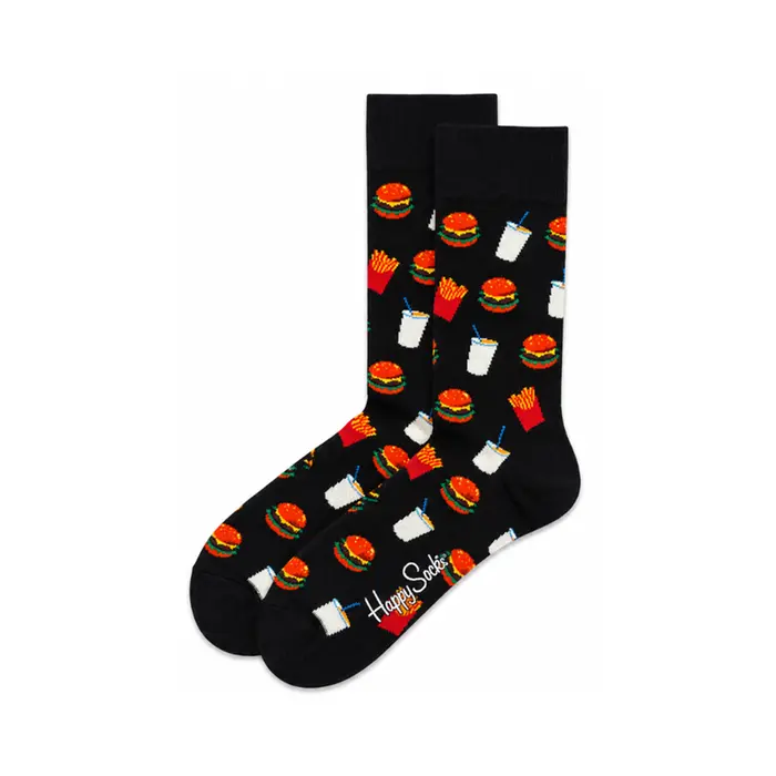 Happy Socks | 1 paar | Hamburger | maat 41 - 46