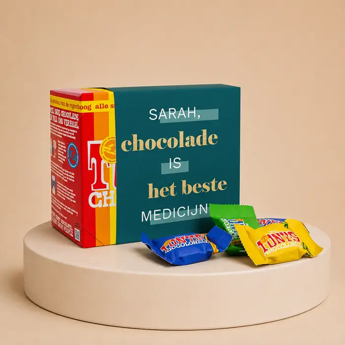 Tony's Chocolonely | Tiny Tony's | Beterschap met eigen naam | 200g