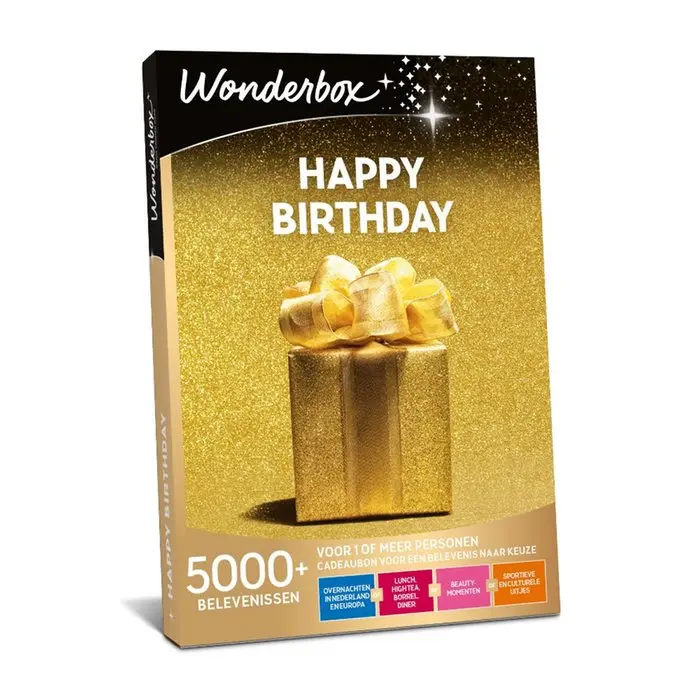Wonderbox Happy Birthday | Cadeaubelevenis