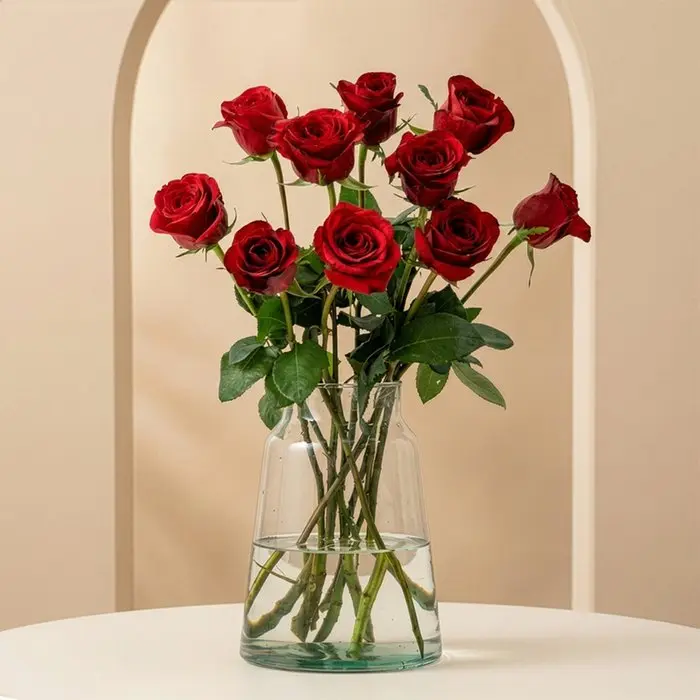 Boeket rode rozen