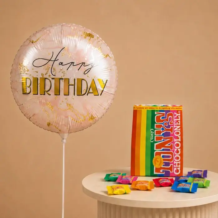 Ballon | Happy Birthday & Tiny Tony's Pouch 135g