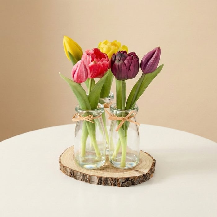 Tulip Trio | Incl. 3 small vases