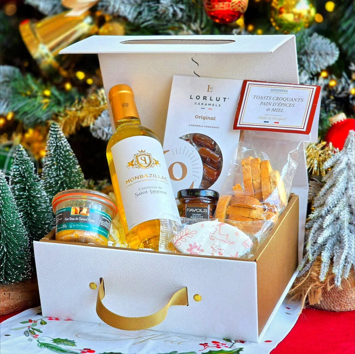 Gourmet Christmas Gift Set "Golden Glow"