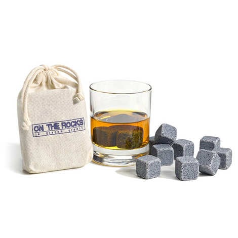Blue Granite Whisky Ice Cubes from Brittany (Bag of 10 cubes)