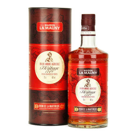 La Mauny Heritage 1749 - Amber rum - 40%