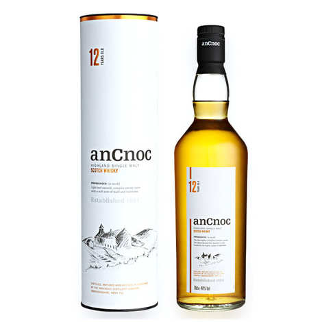 AnCnoc 12 years single malt whisky 40%
