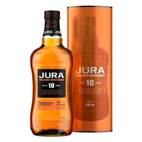 The Isle of Jura - Single Malt Whisky - 10 years old - 40%