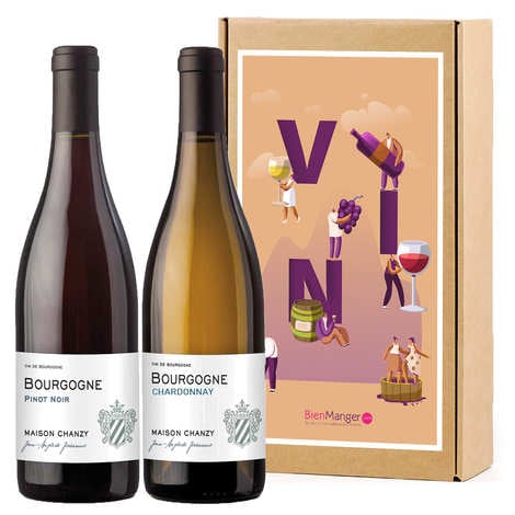 First Steps in Burgundy gift box