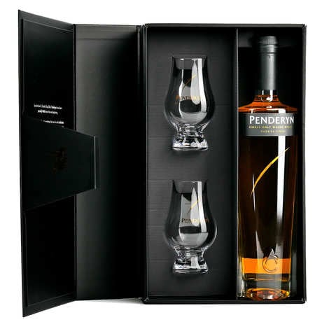 Penderyn Madeira Whiskey Box with 2 glasses