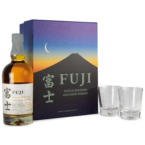 Fuji Single Blended Whisky - Box 2 glasses 50%