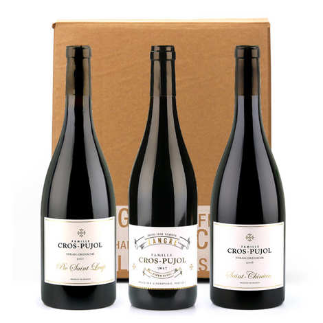 Famille Cros Pujol wines assortment