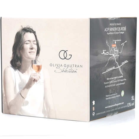 Olivia Gautran Selection - Ros Wine PDO Minervois - Bib 5L