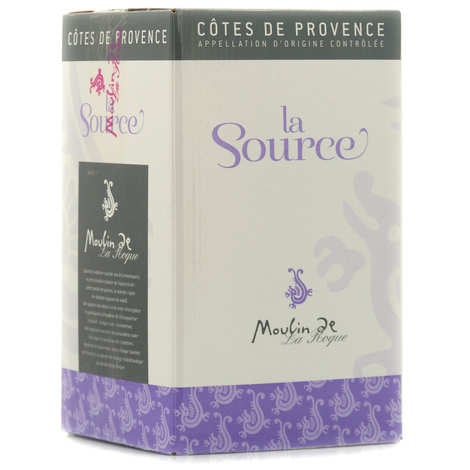 Moulin de la Roque La Source - C´te de Provence ros wine in Bag in Box 5L