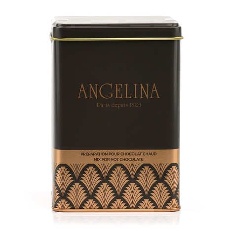 Preparation for hot chocolate in metal tin - Angelina Paris