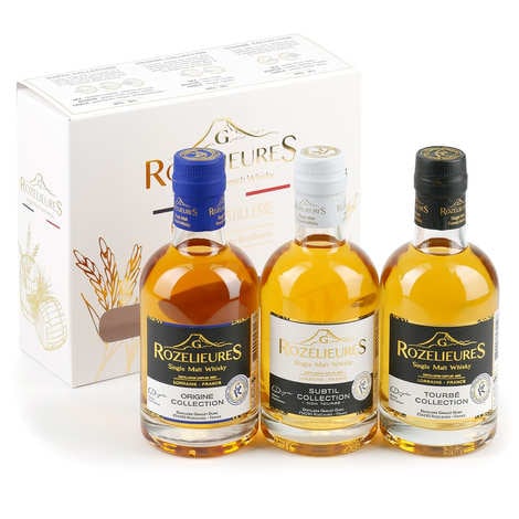 Rozelieures Whisky - Discovery Gift Box With 3 Bottles of 20cl ea.