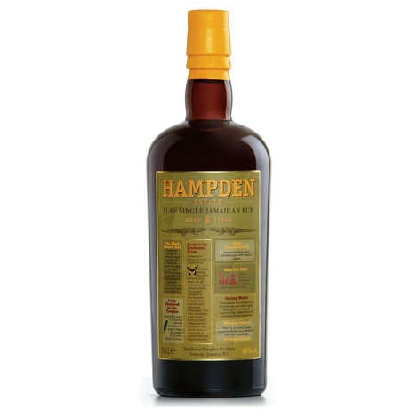 Jamaican rum Hampden 8 years old 46%