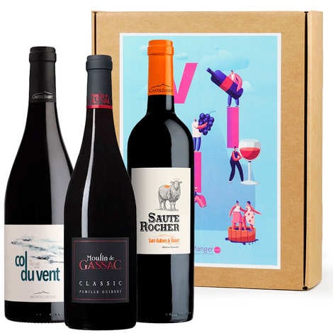 Box 3 Sud de France red wines