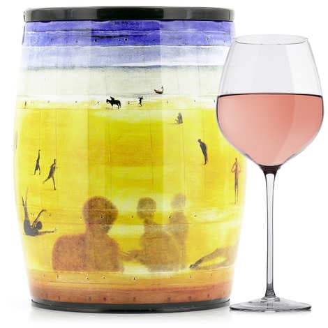Bib'Art Joel Petillault rose wine Le Benjamin de Puech Haut