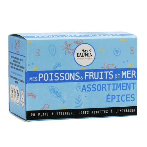 Assortment of spices in berlingot - My fish and seafood (20 pods box)